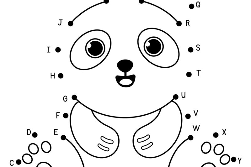 Dot To Dot Worksheets Alphabet