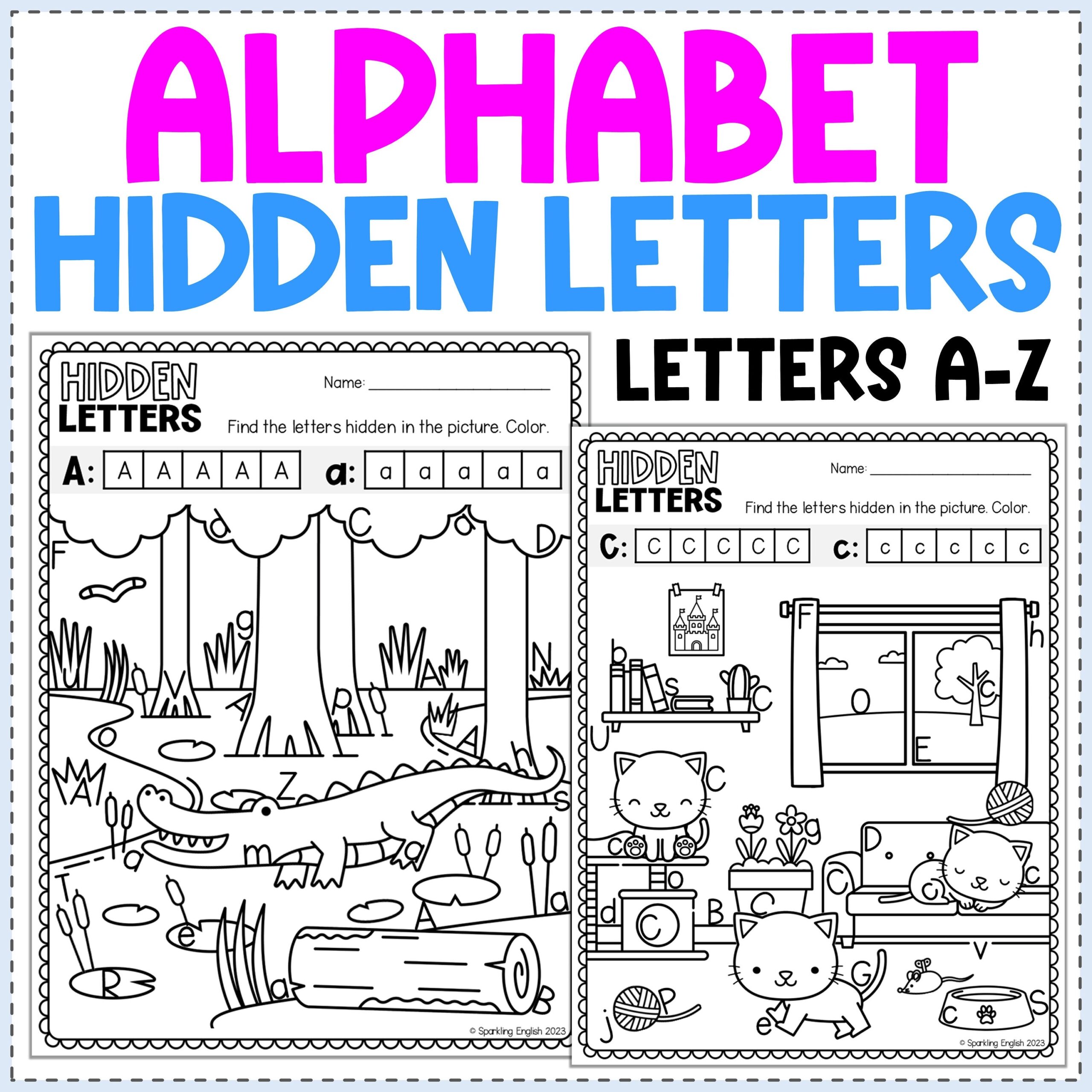 Alphabet Hidden Letters Pictures A To Z Fun Letter Recognition Activity Printable Worksheets Kindergarten Curriculum Etsy Alphabet Hidden Letters Pictures A To Z Fun Letter Recognition Activity Printable Worksheets Kindergarten Curriculum Etsy