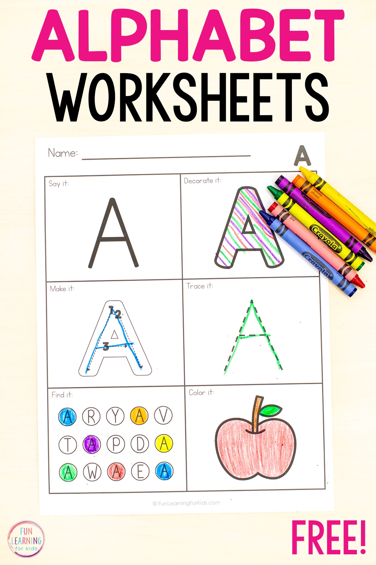 Alphabet Letter Worksheets Alphabet Activity Pages Alphabet Letter Worksheets Alphabet Activity Pages