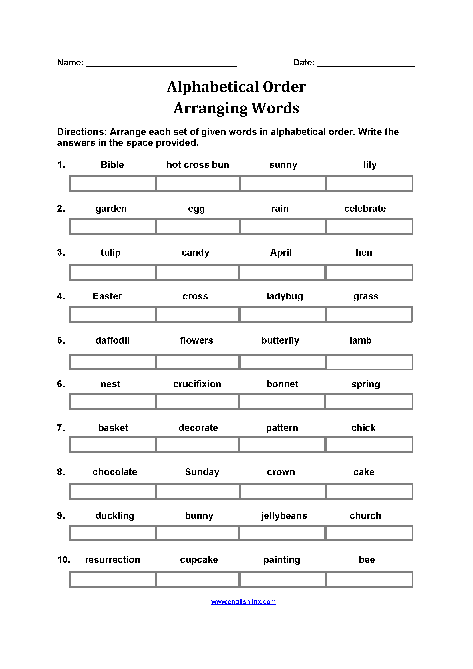 Alphabet Worksheets Alphabetical Order Worksheets Alphabet Worksheets Alphabetical Order Worksheets
