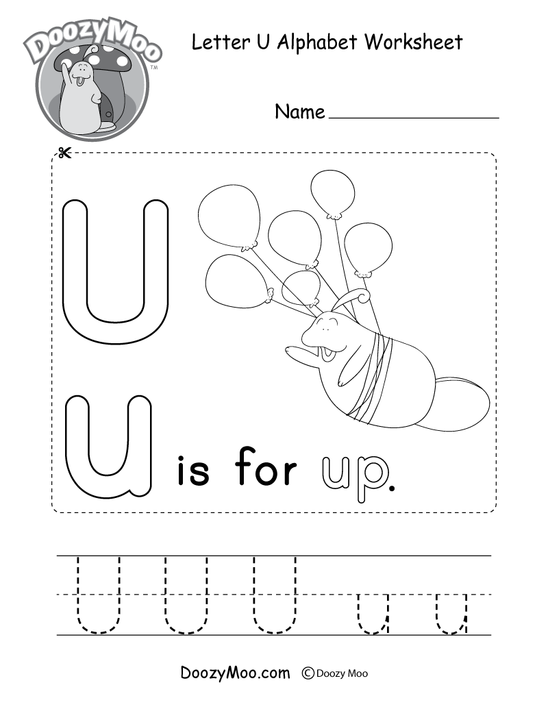 Alphabet Letters Worksheet