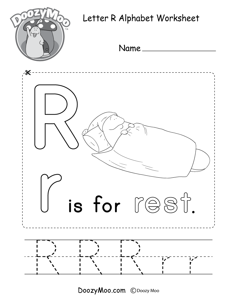 Free Pre K Alphabet Worksheets