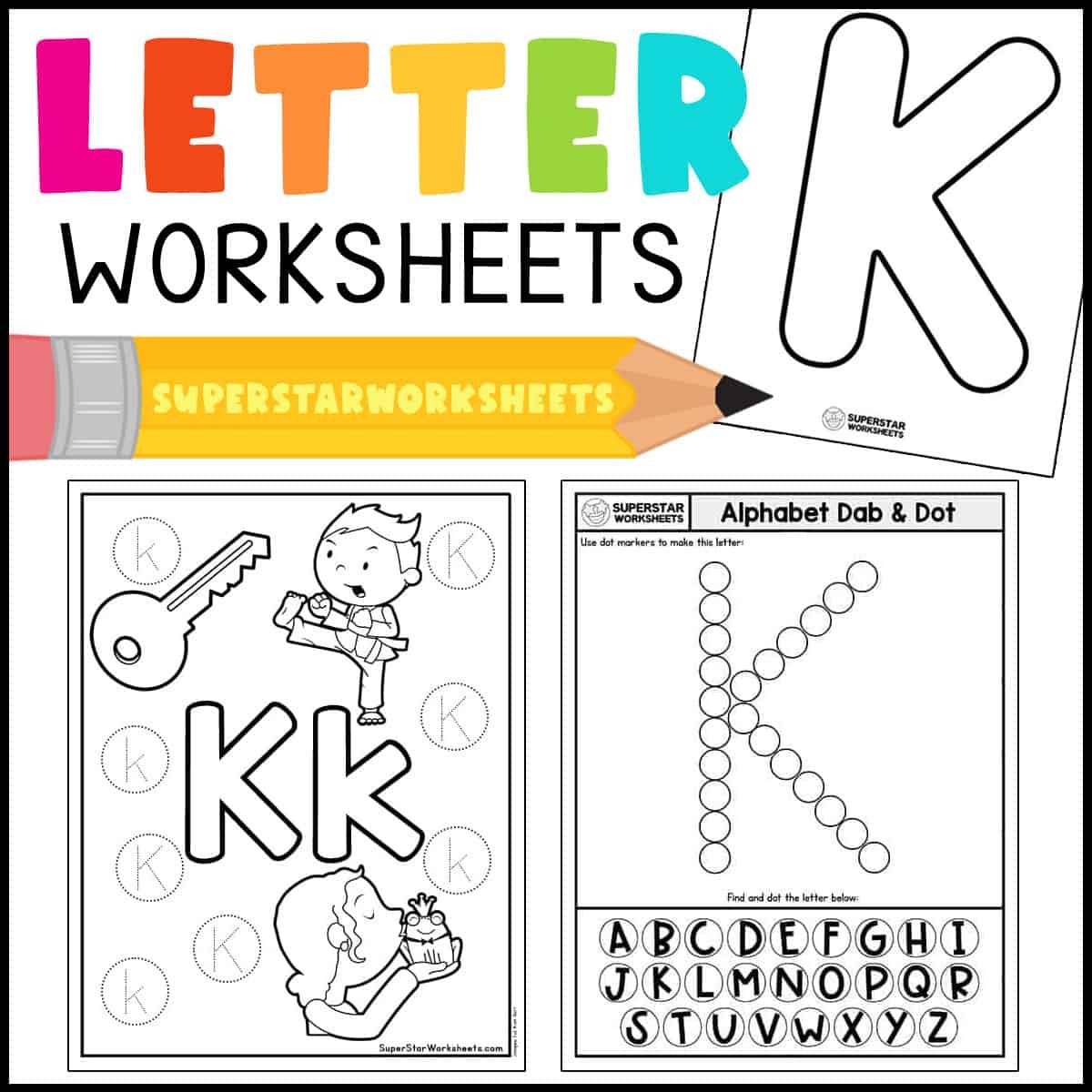 Alphabet Worksheets Superstar Worksheets