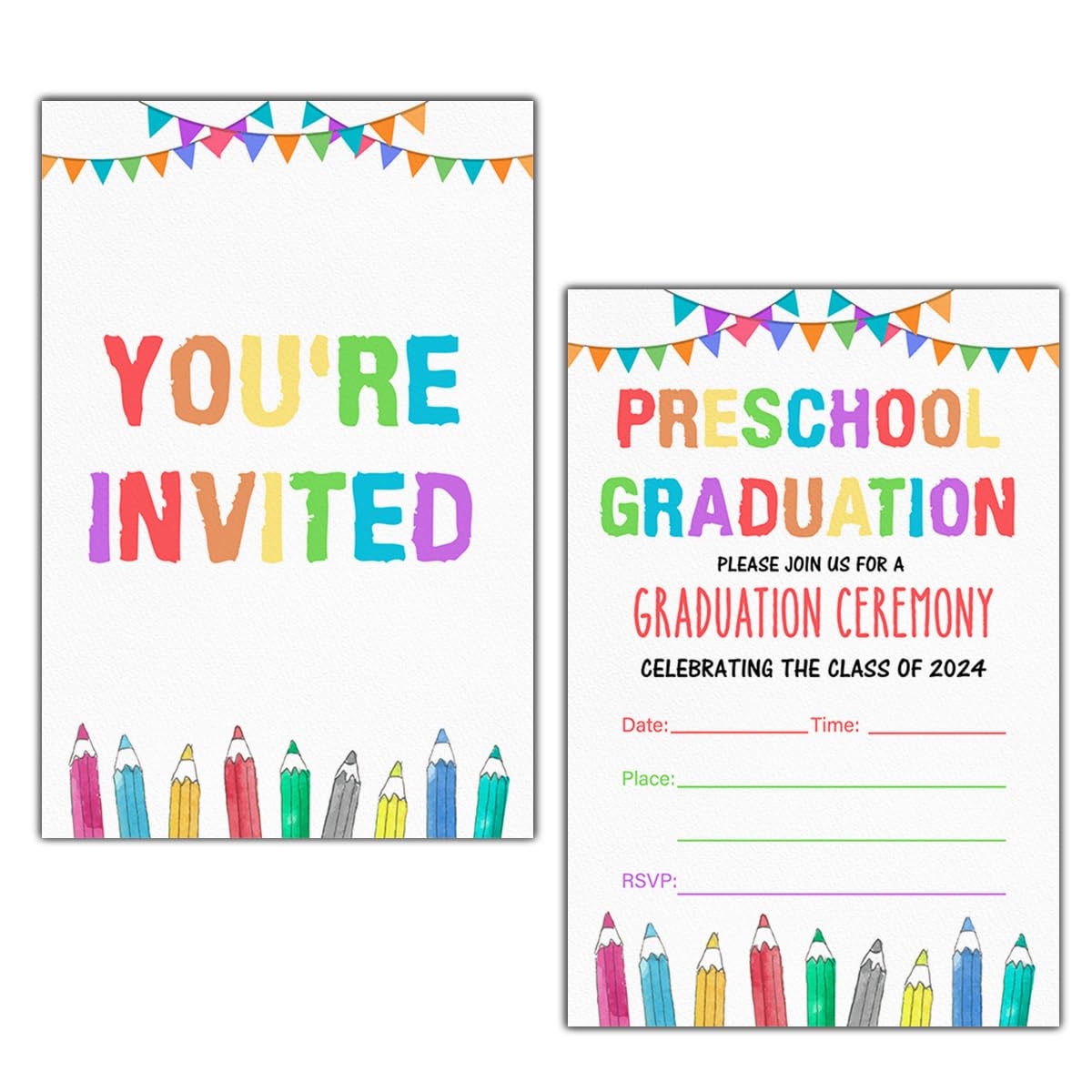 Amazon LyoGao Preschool Graduation Invitations Kindergarten Pre K Elementary Graduation Invitations Fill In Invites Cards With Envelopes 20 Amazon LyoGao Preschool Graduation Invitations Kindergarten Pre K Elementary Graduation Invitations Fill In Invites Cards With Envelopes 20