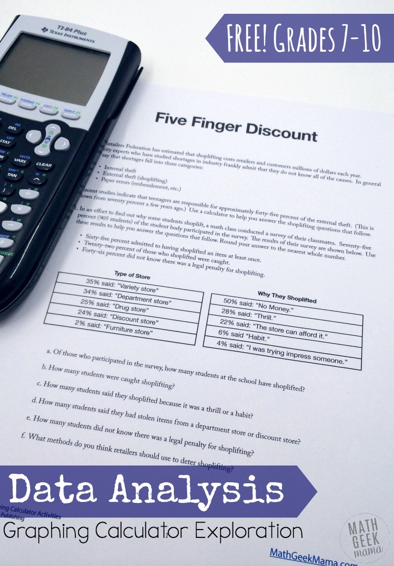 Analyzing Data Worksheet For Middle And High School FREE Analyzing Data Worksheet For Middle And High School FREE