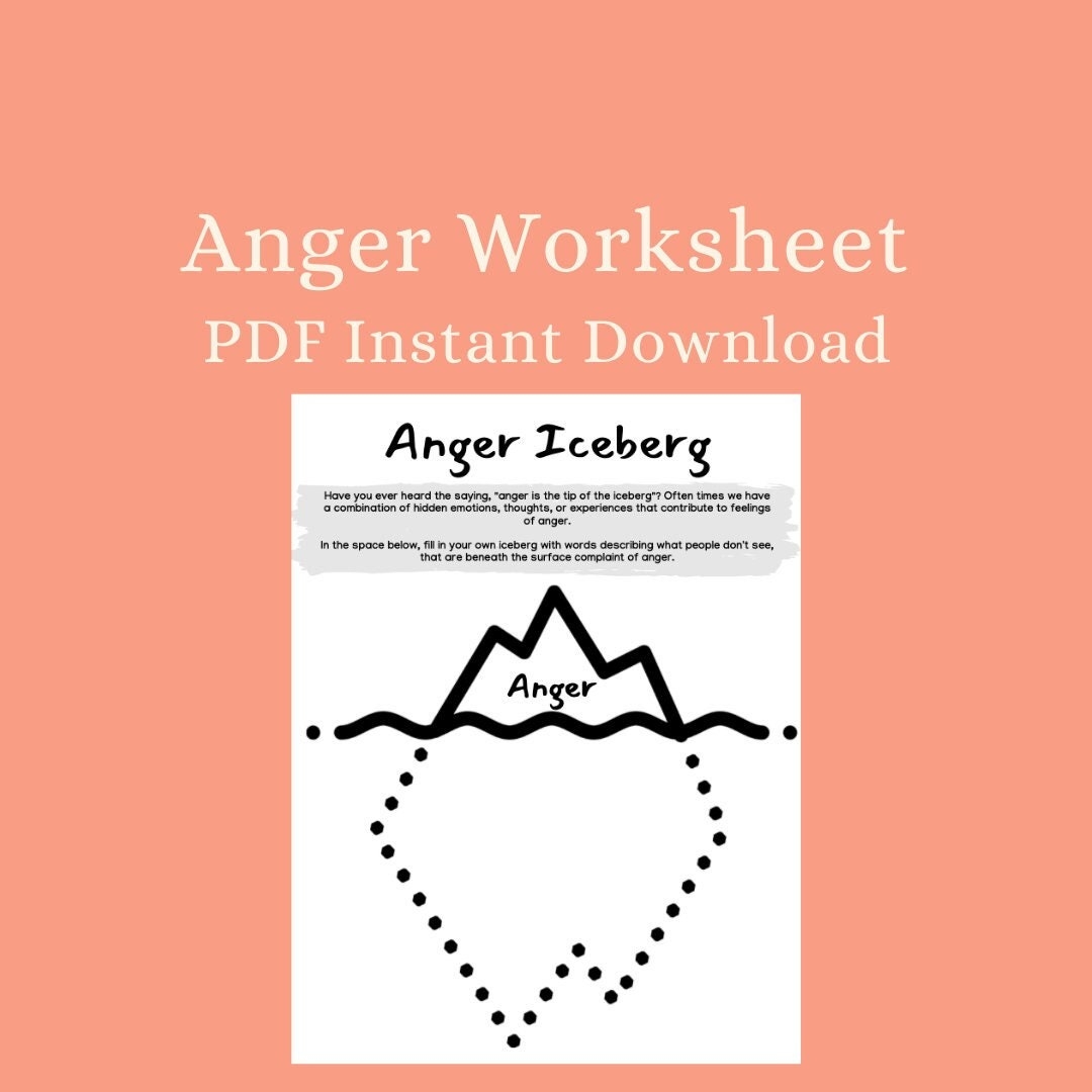 Free Printable Anger Worksheets Free Printable Anger Worksheets