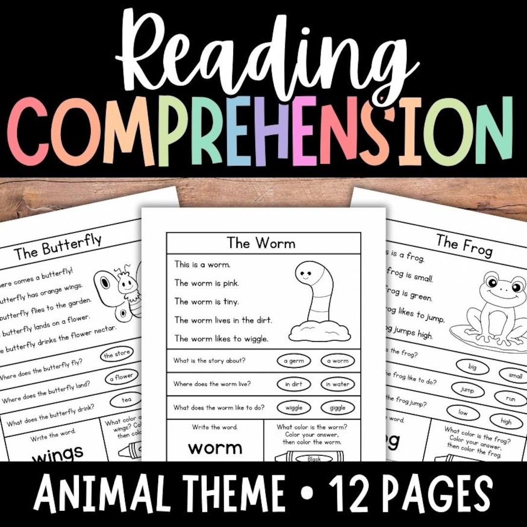 Free Printable Kindergarten Reading Printable Worksheets