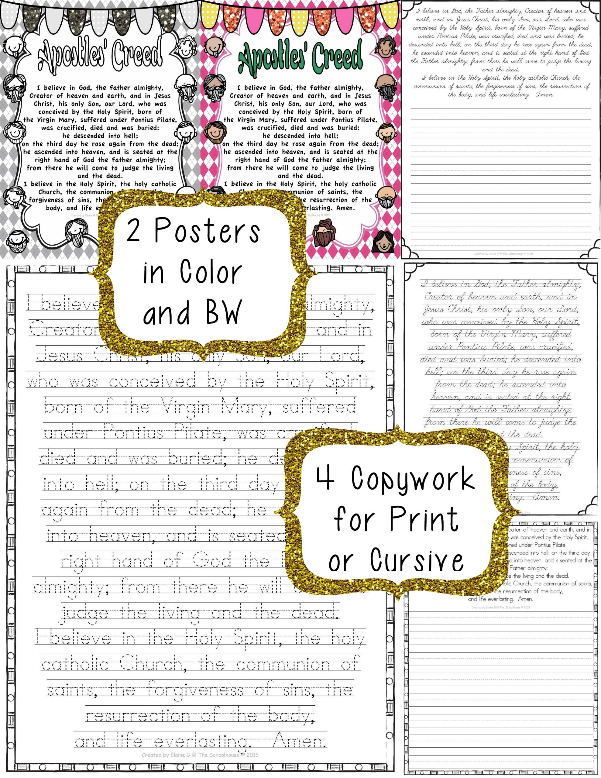 Apostles Creed Prayer Pack Apostles Creed Prayer Pack