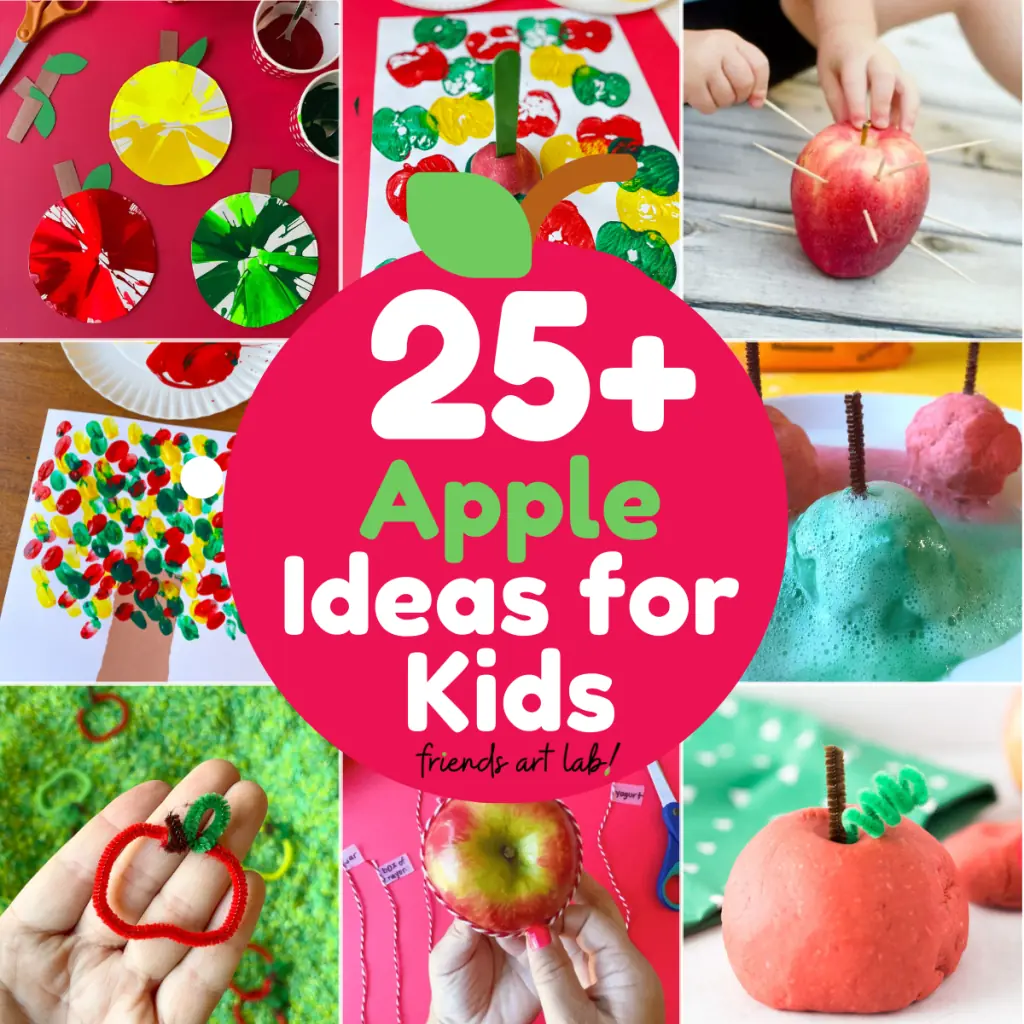 Apple Activities For Preschool Friends Art Lab