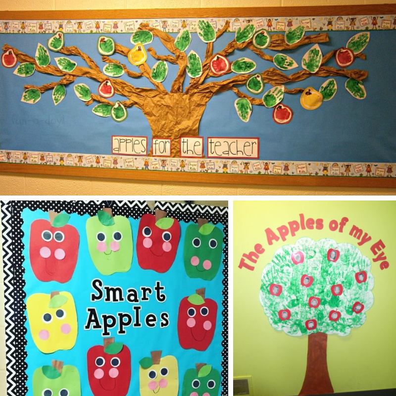 Apple Bulletin Board Ideas For Preschool U0026 Kindergarten Fun A Day 