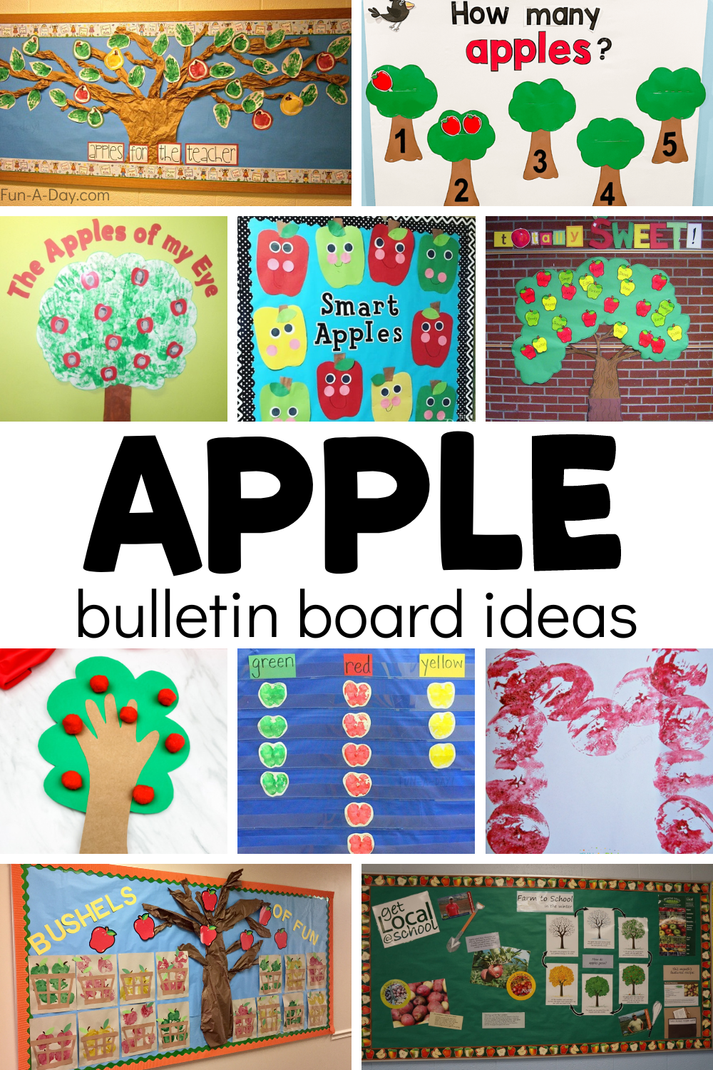Apple Bulletin Board Ideas For Preschool U0026 Kindergarten Fun A Day