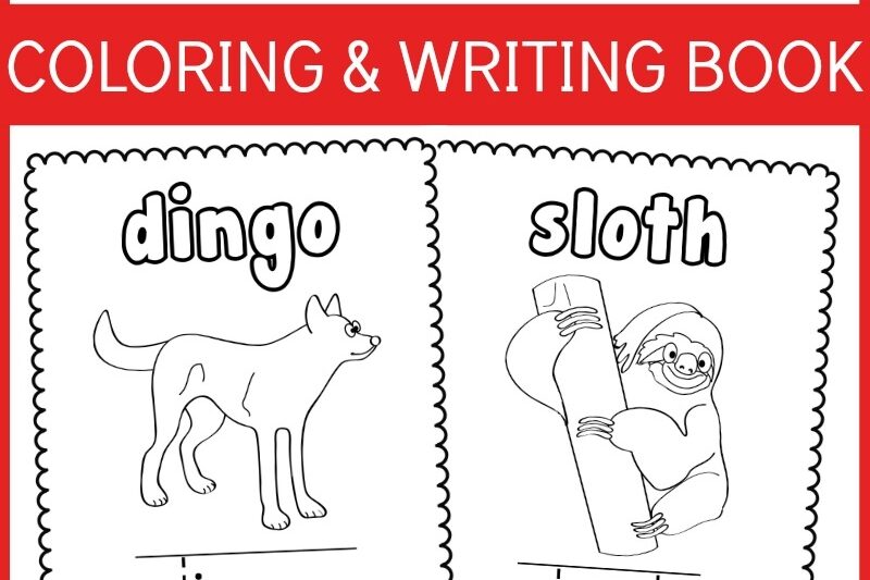 Australian Animals Printable Preschool Booklet