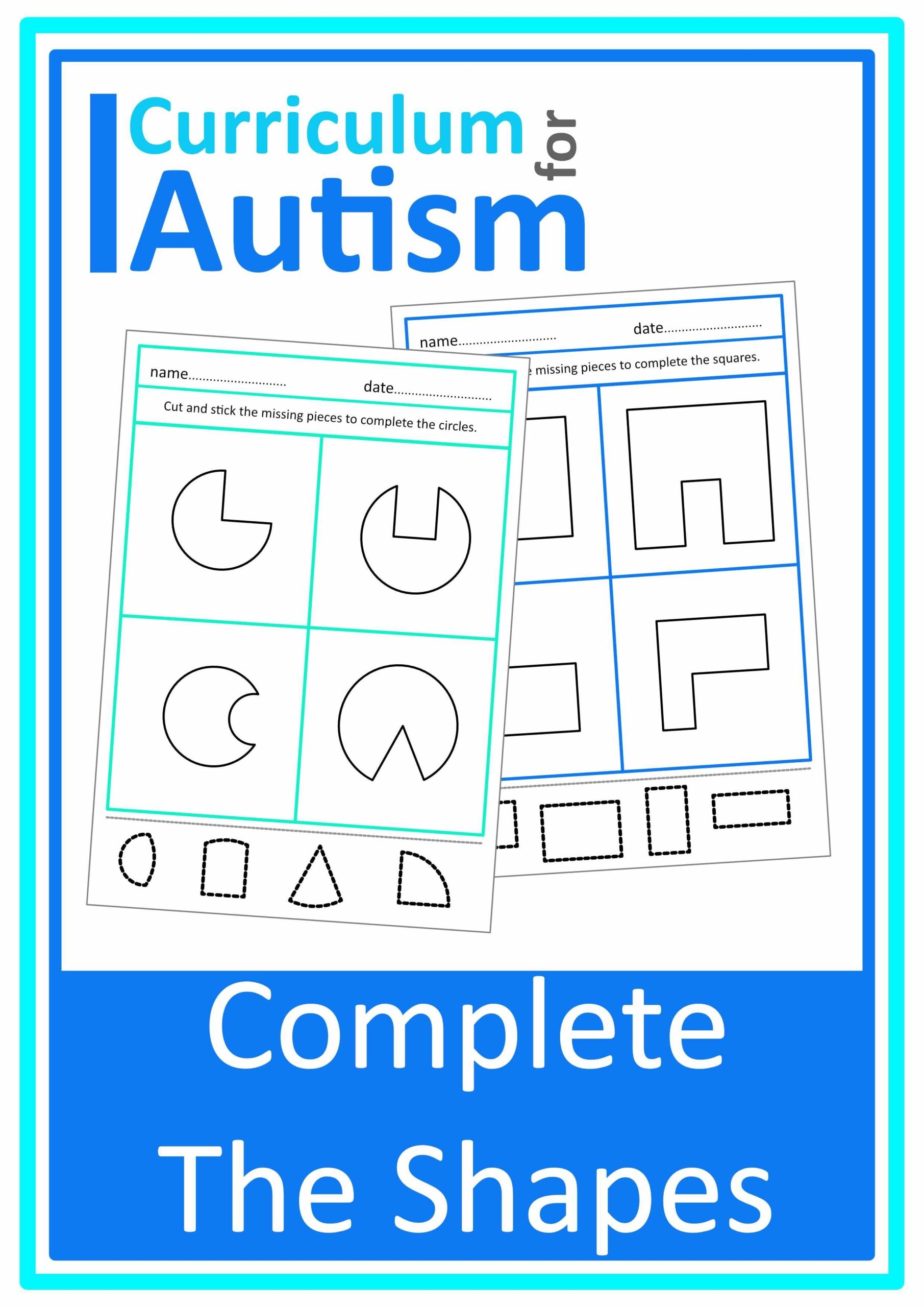 Free Printable Autism Worksheets Printables