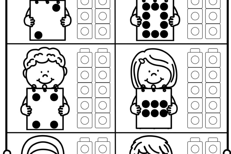 Subitizing Worksheets Kindergarten Free