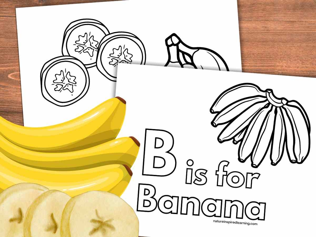 Banana Preschool Printables
