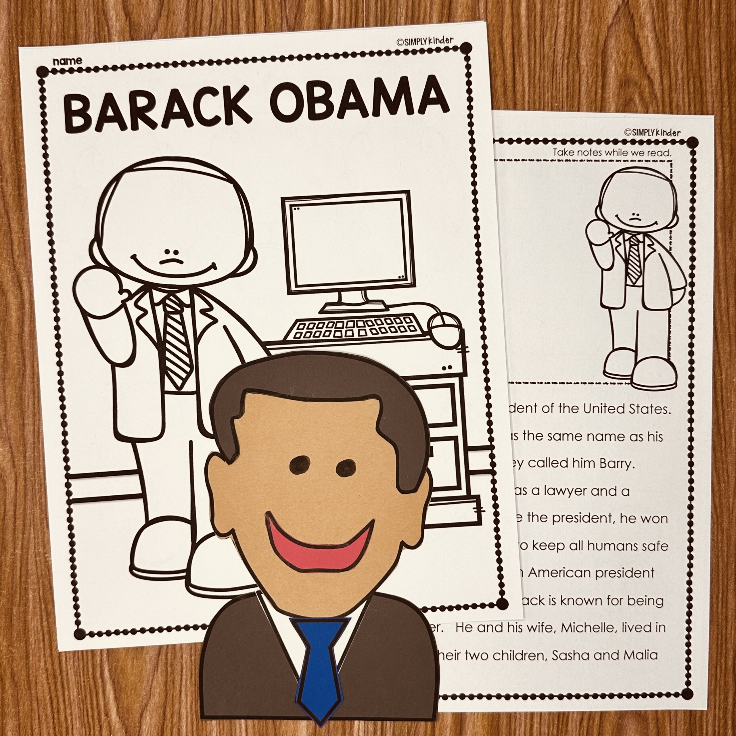 Barack Obama Craft And Reports Simply Kinder Plus Barack Obama Craft And Reports Simply Kinder Plus