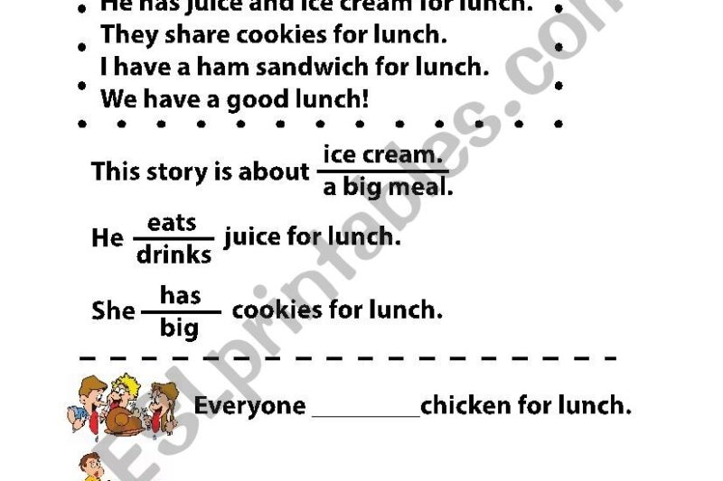 Esl Beginner Reading Comprehension Worksheet