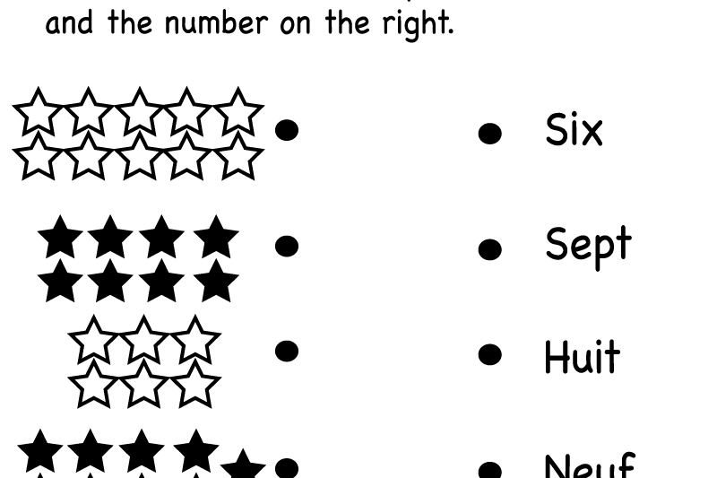 Free Printable French Lessons Worksheets