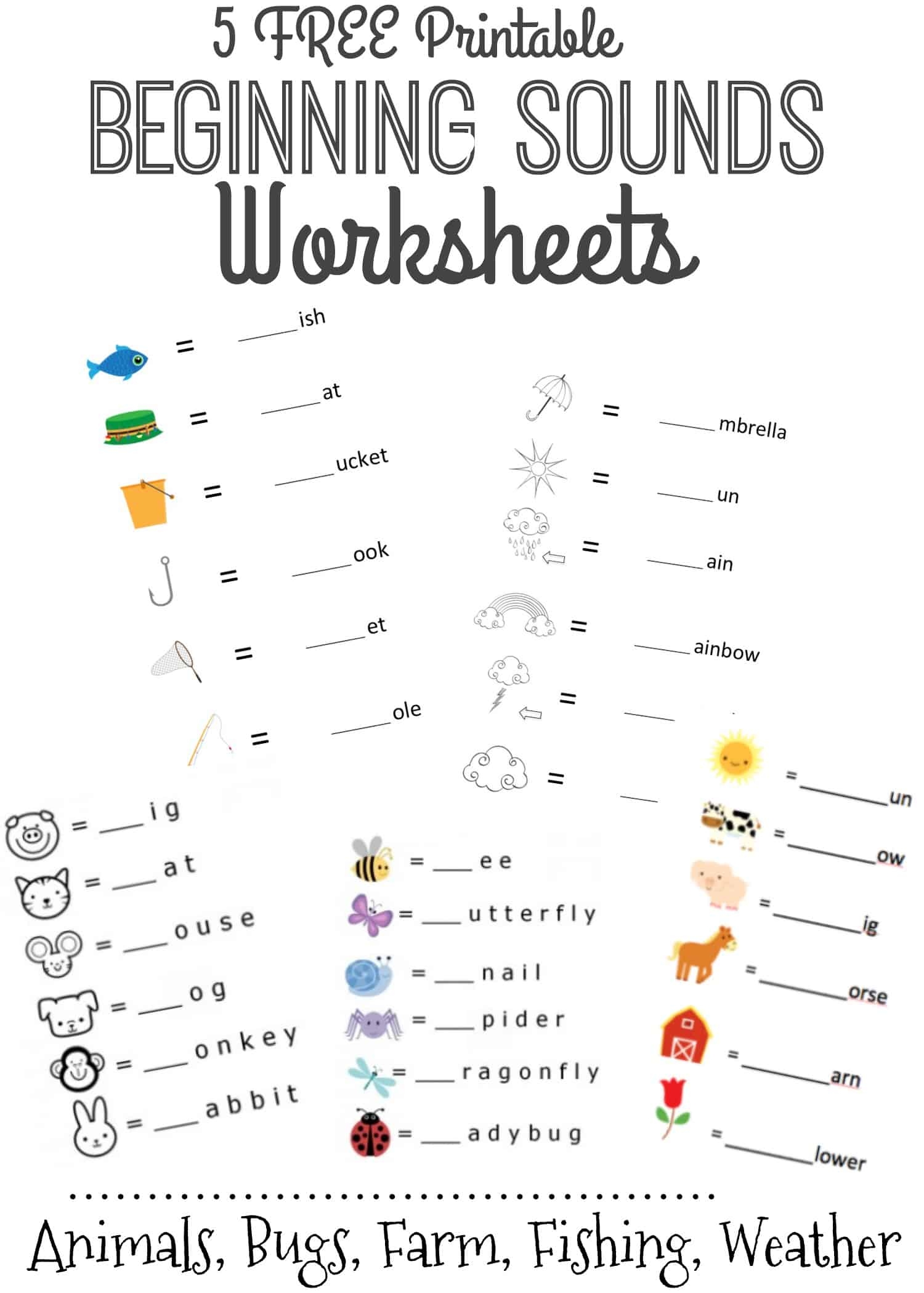 Animal Sounds Free Printable Worksheets Animal Sounds Free Printable Worksheets