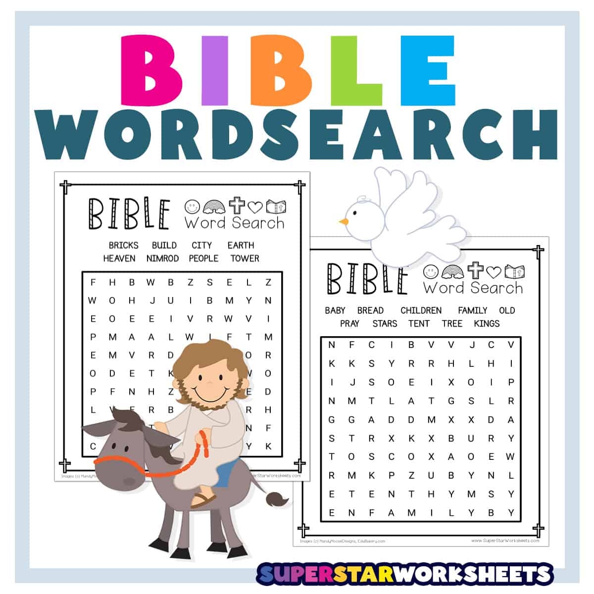 Printable Bible Puzzles For Preschoolers