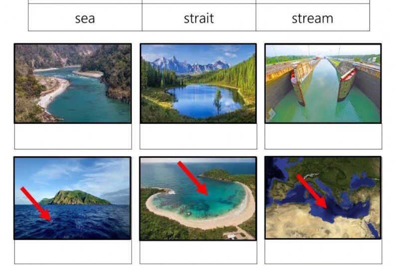 Free Printable Bodies Of Water Worksheets