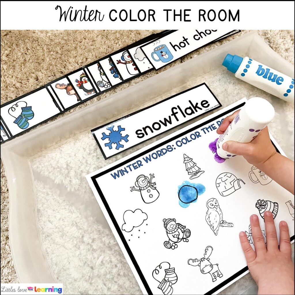 Free Preschool Winter Math Printables