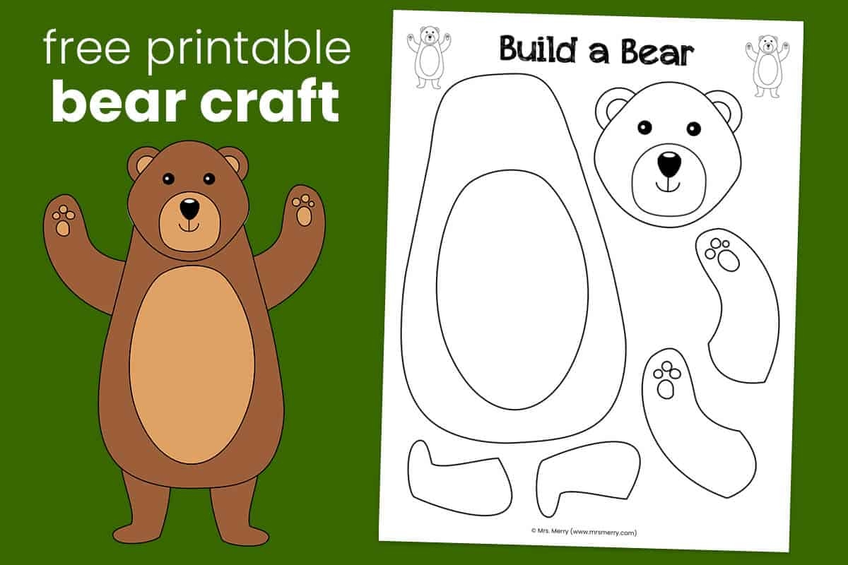 Bear Printables Preschool