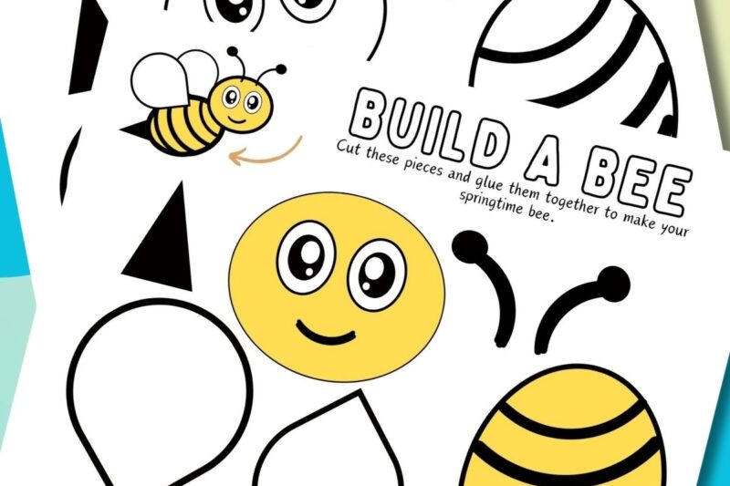 Bee Craft Preschool Printable Activities