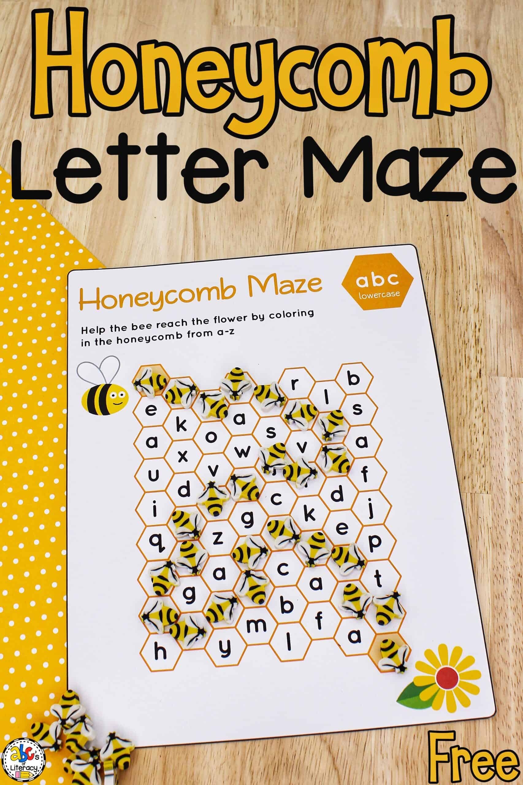 Bumble Bee Maze Worksheets