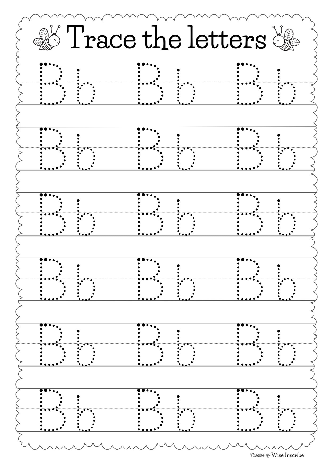 Buy 26 Trace The Alphabet Worksheets Printable Letters Tracing Nursery EYFS Preschool Resources ABC Practice Sheets At Home Printable Online In India Etsy