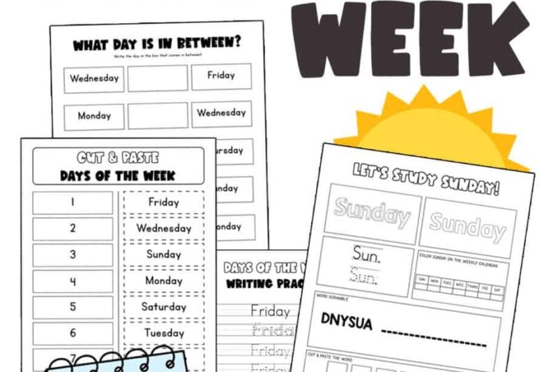 Free Printable Calendar Worksheets Grade 4