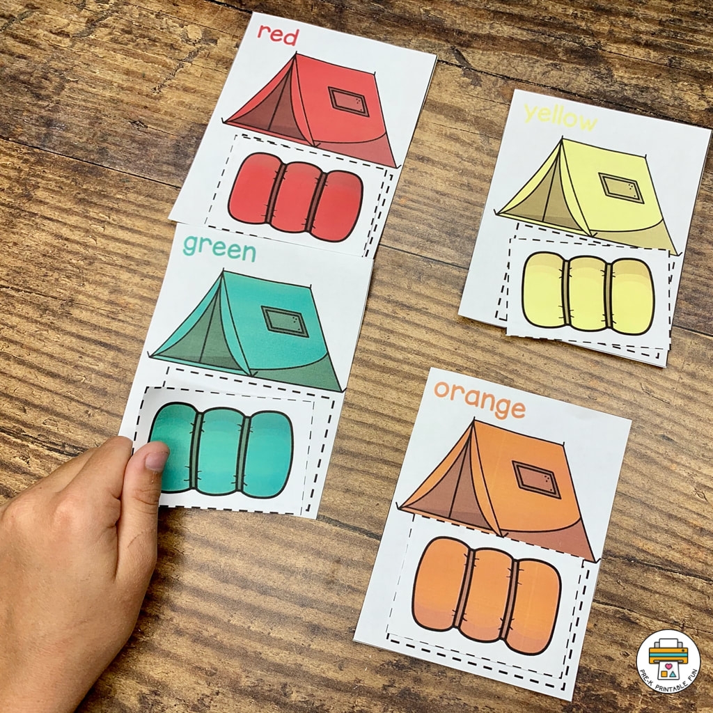 Camping Activity Pack Pre K Printable Fun
