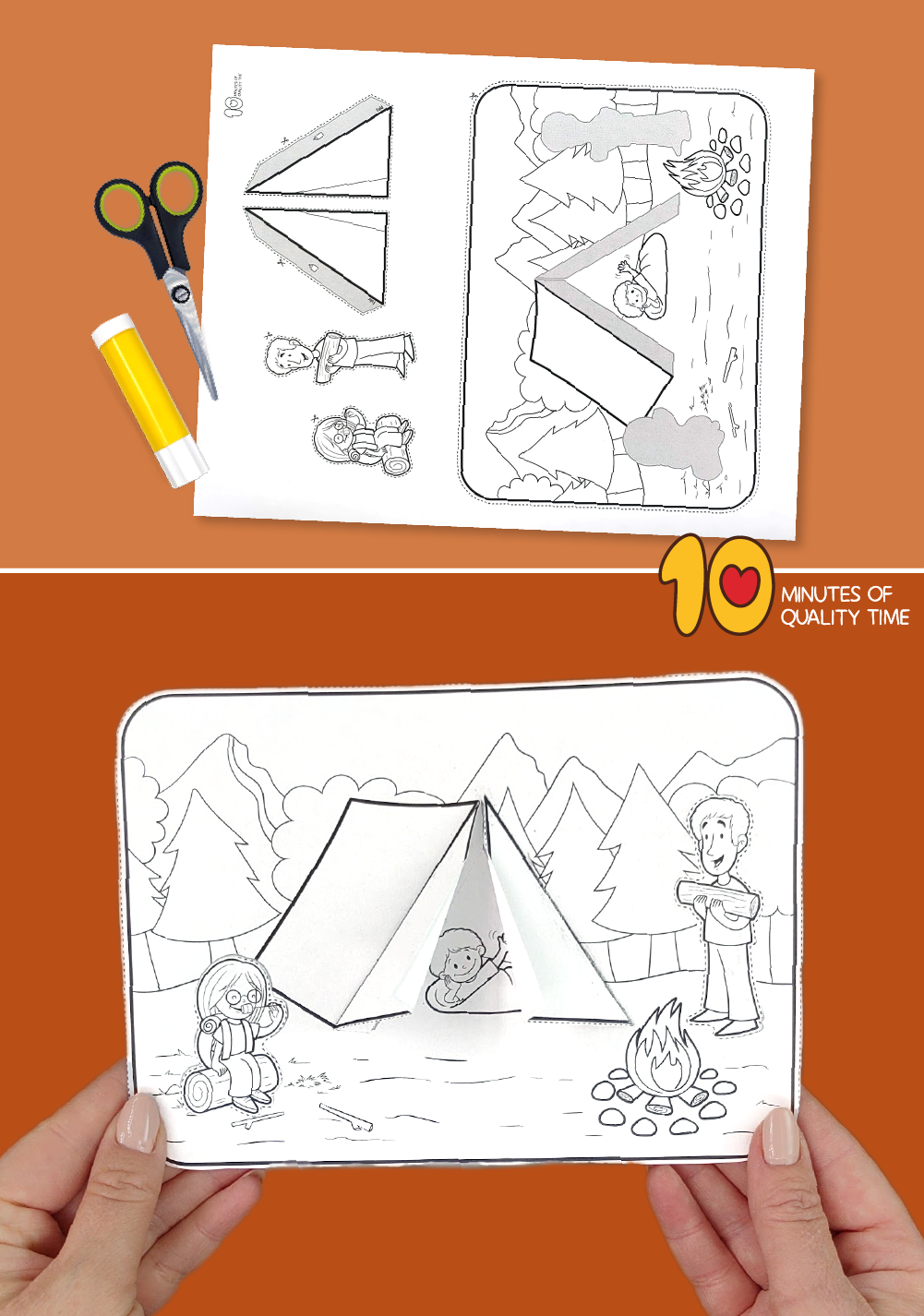 Camping Crafts For Preschoolers Printable