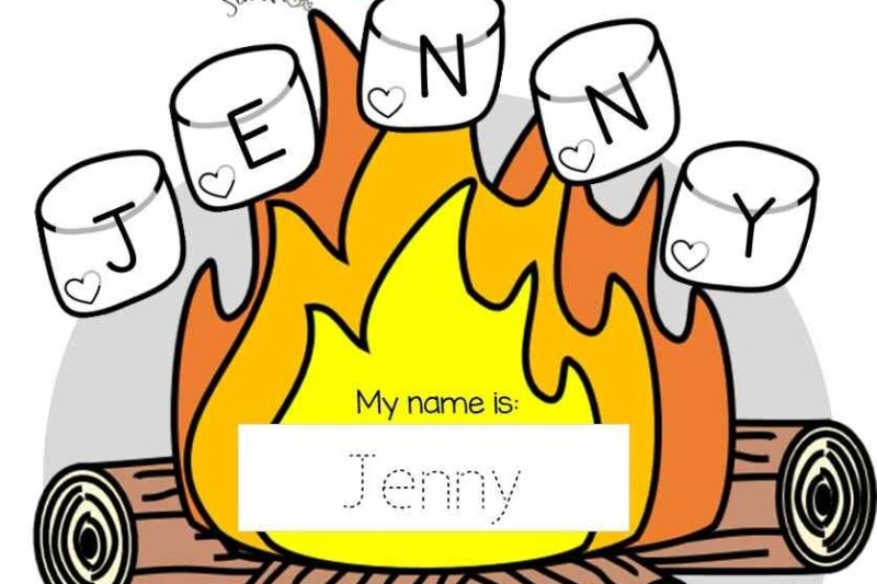 Camping Crafts For Preschoolers Printable