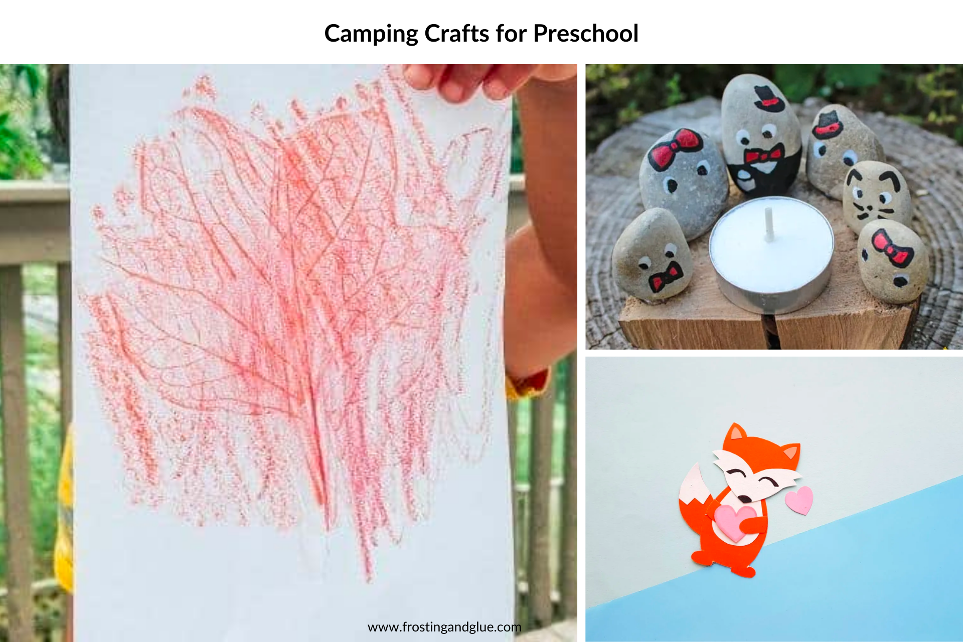 Camping Crafts For Preschoolers Frosting And Glue Easy Crafts Games Recipes And Fun
