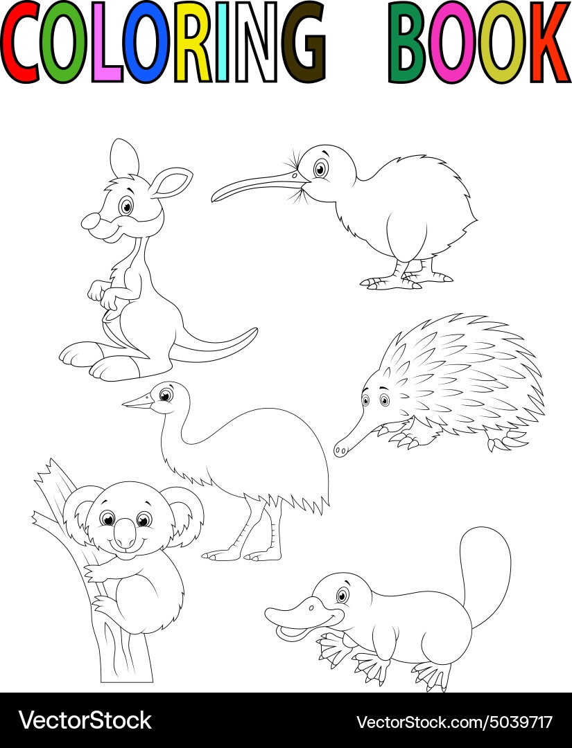 Australian Animals Printable Preschool Booklet