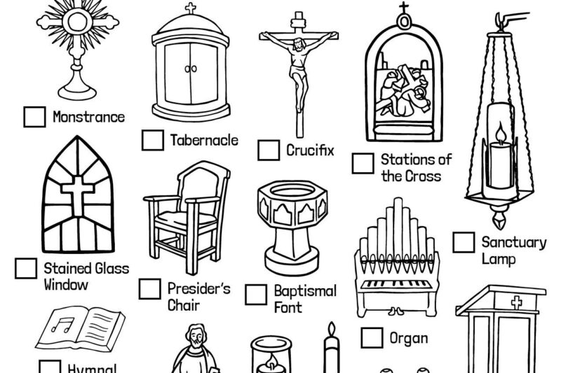 Free Printable Catholic Mass Worksheets