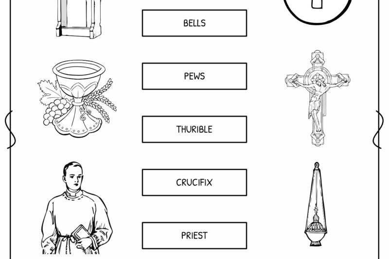 Free Printable Out Catholic Worksheets