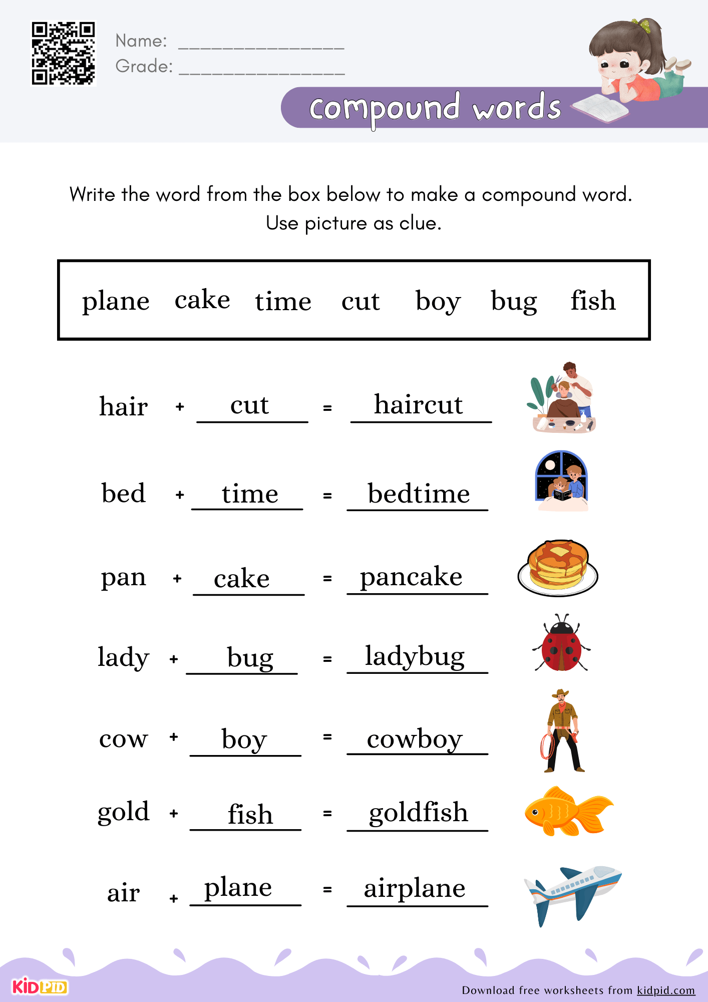 Compound Words Printable Worksheets Free