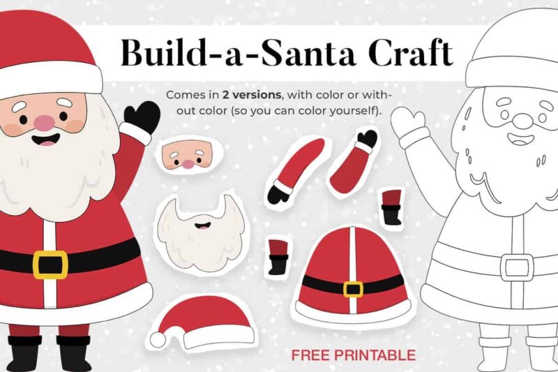 Christmas Crafts For Preschoolers Printables