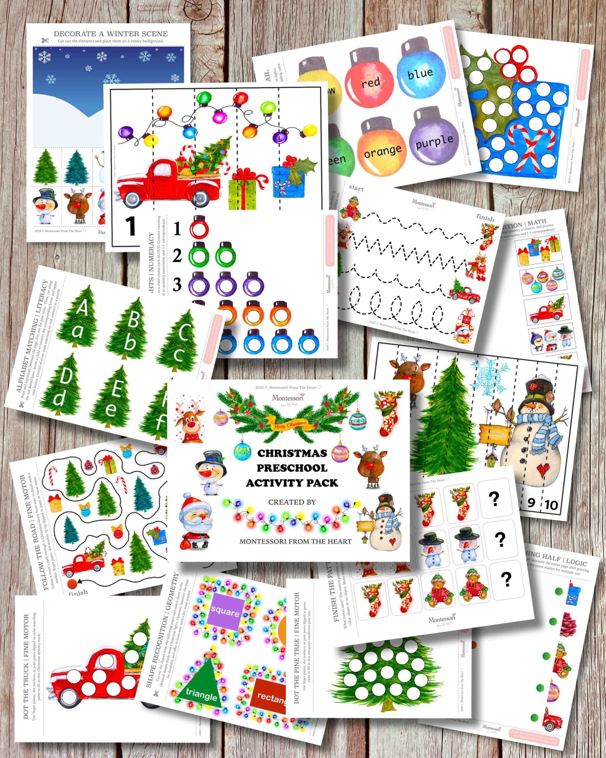 Christmas Printable Activities Preschool Christmas Printable Activities Preschool