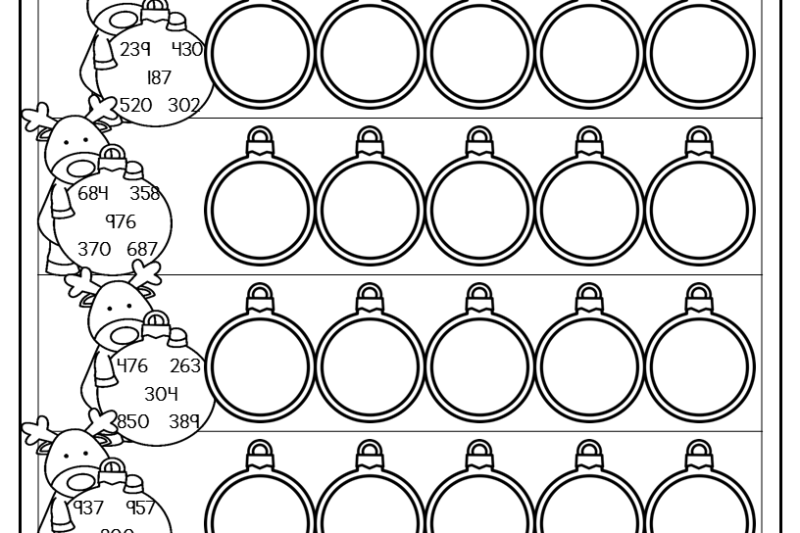 Free Printable Christmas Worksheets 2nd Grade