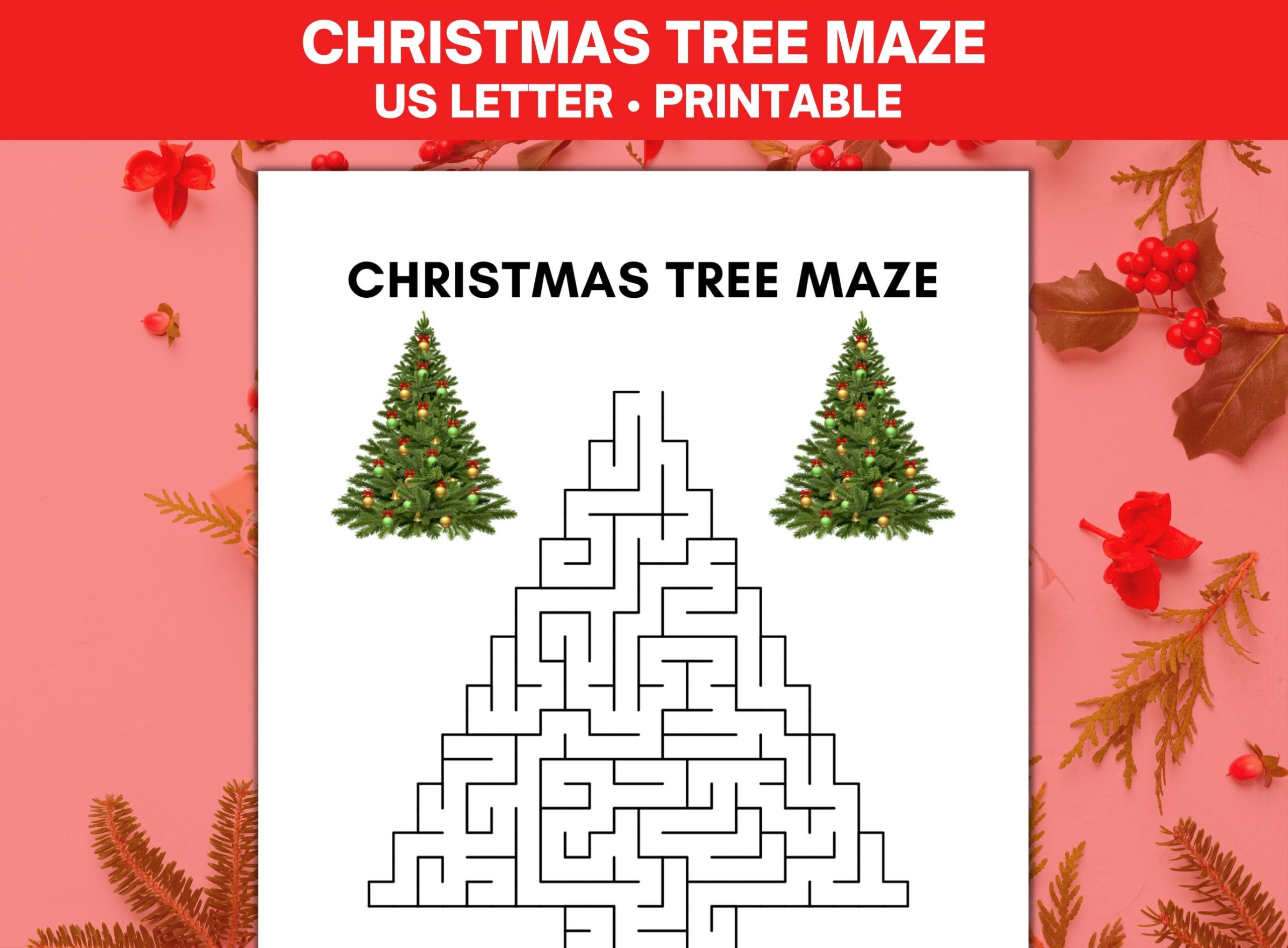 Christmas Tree Maze Maze Printables Printable Christmas Games Fun Christmas Games Xmas Games Etsy Australia Christmas Tree Maze Maze Printables Printable Christmas Games Fun Christmas Games Xmas Games Etsy Australia