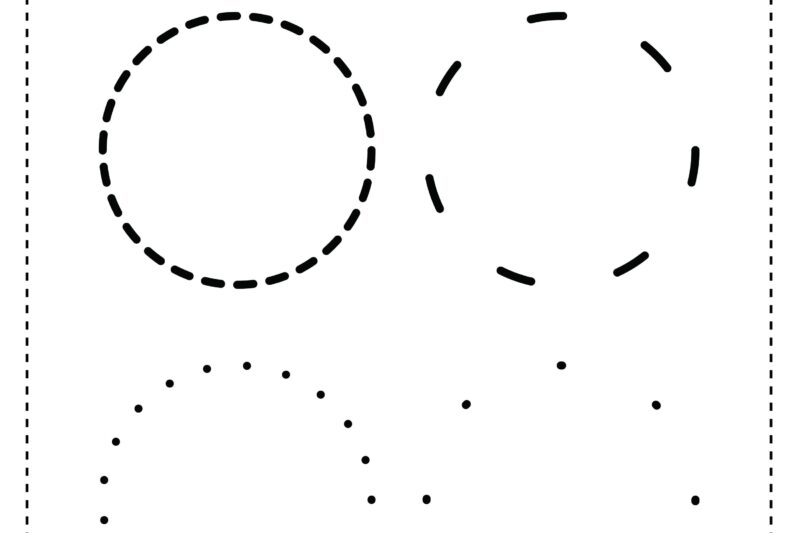 Free Printable Circle Tracing Worksheets
