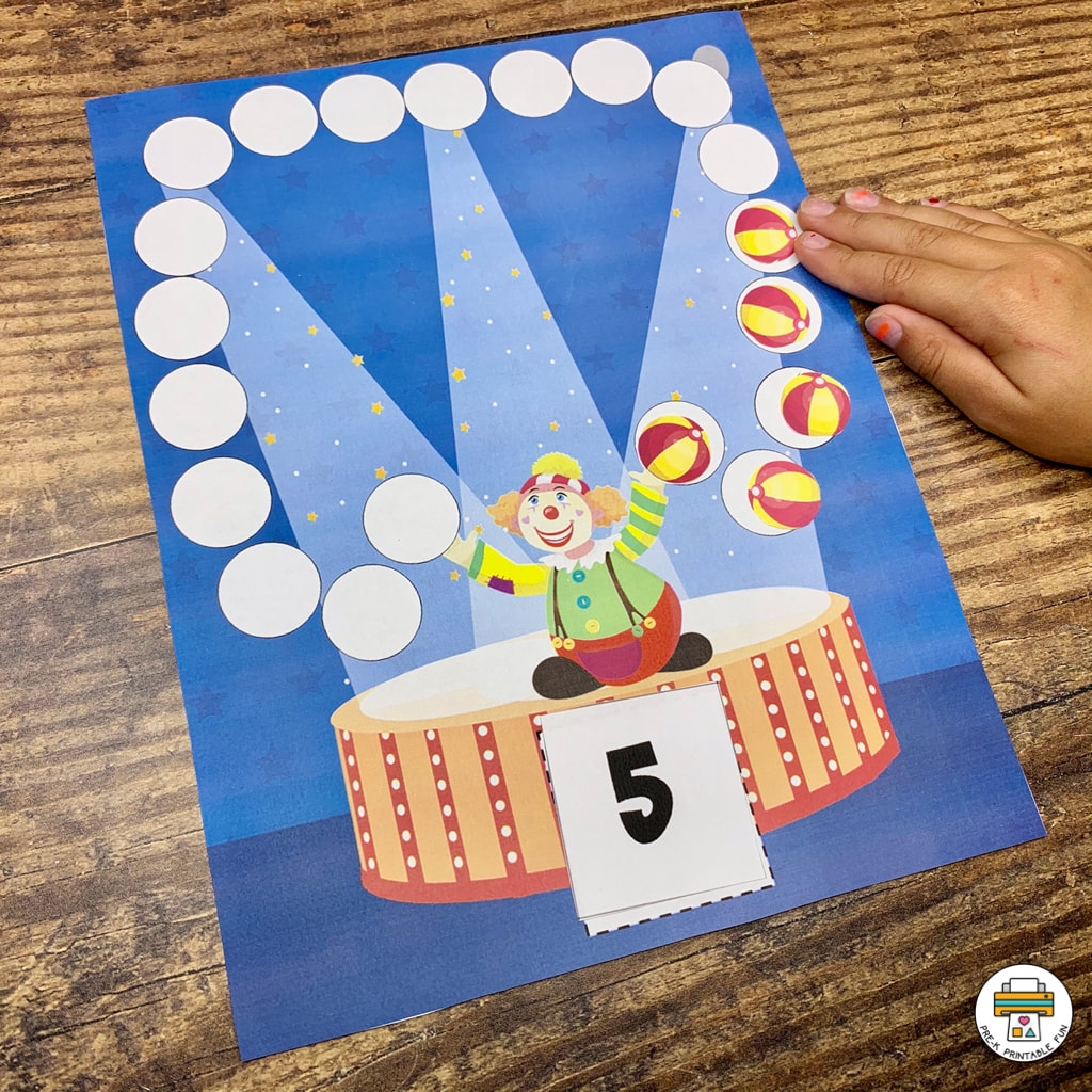 Circus Printable Pack For Preschool