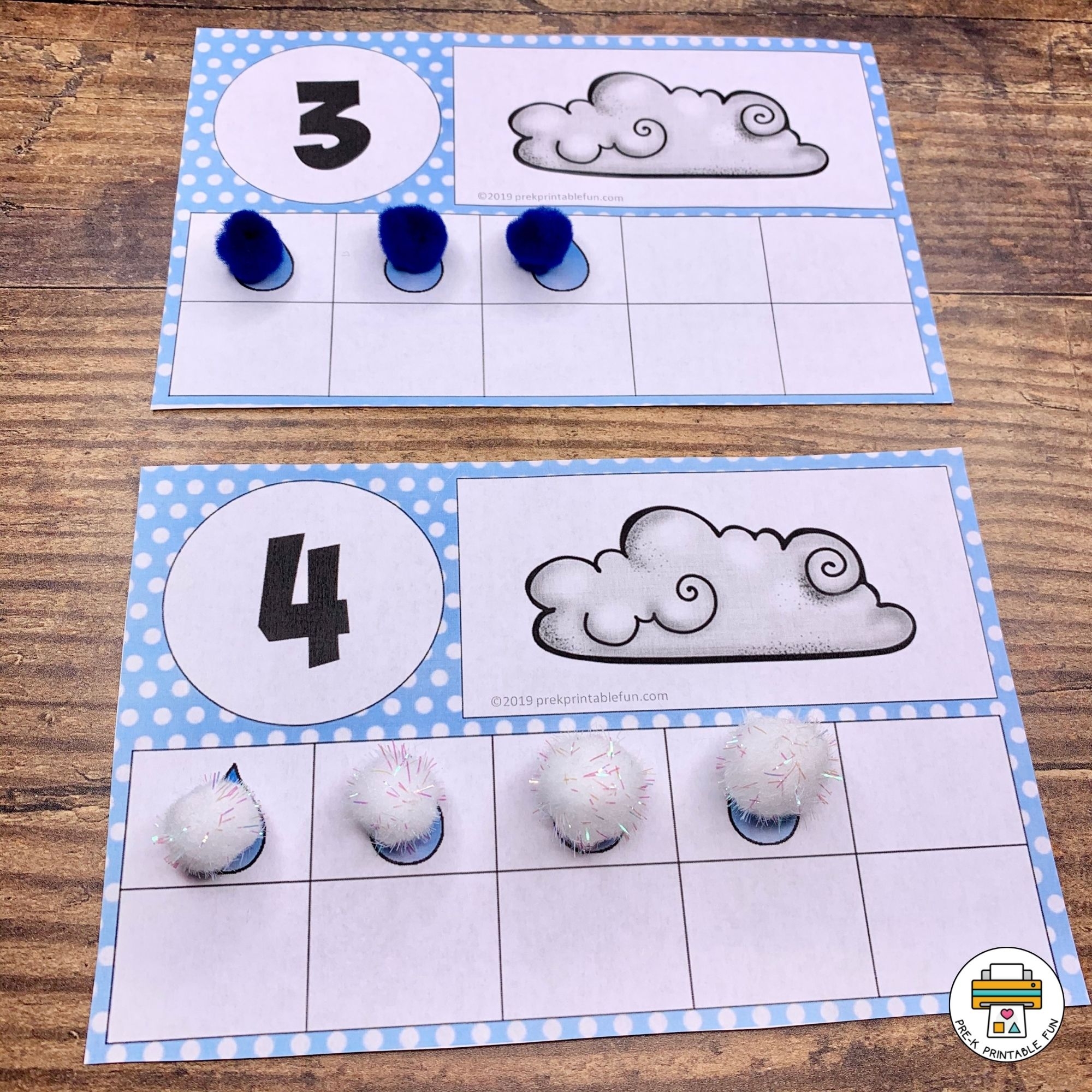 Clouds Wind And Rain Preschool Activity Pack