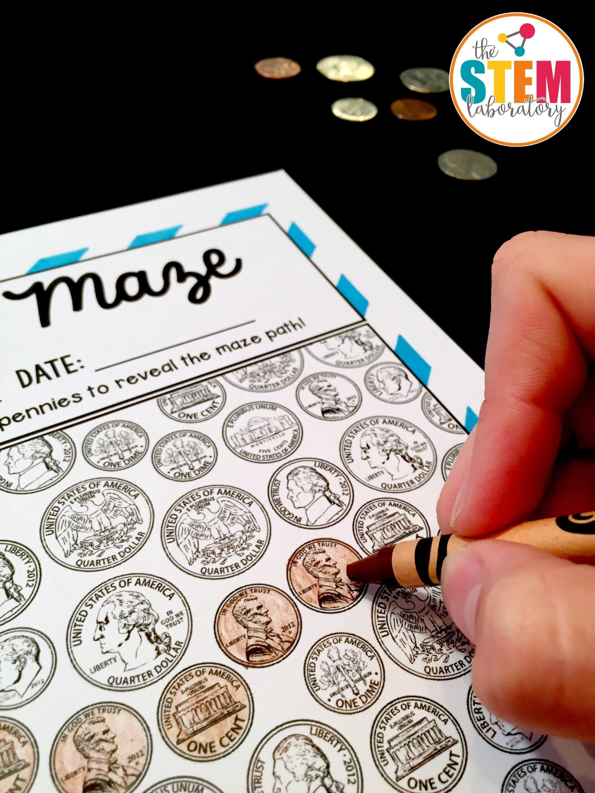 Coin Identification Money Mazes The Stem Laboratory Coin Identification Money Mazes The Stem Laboratory