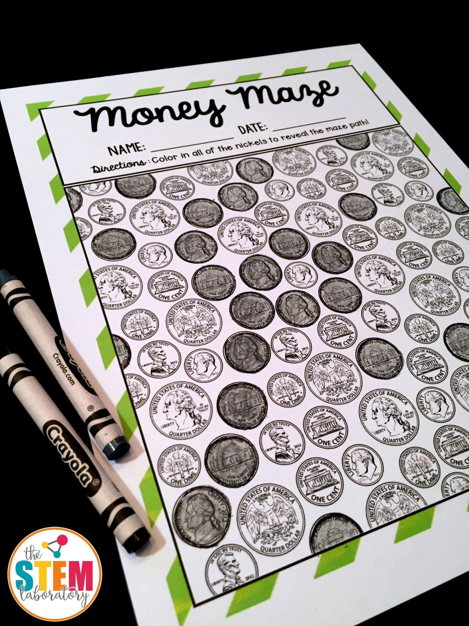 Coin Identification Money Mazes The Stem Laboratory Coin Identification Money Mazes The Stem Laboratory