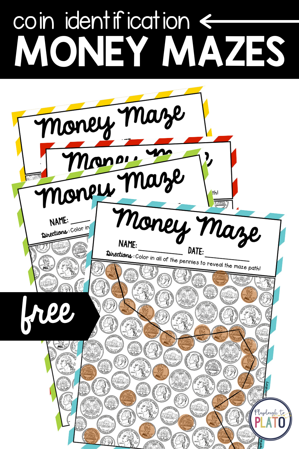 Coin Identification Money Mazes The Stem Laboratory