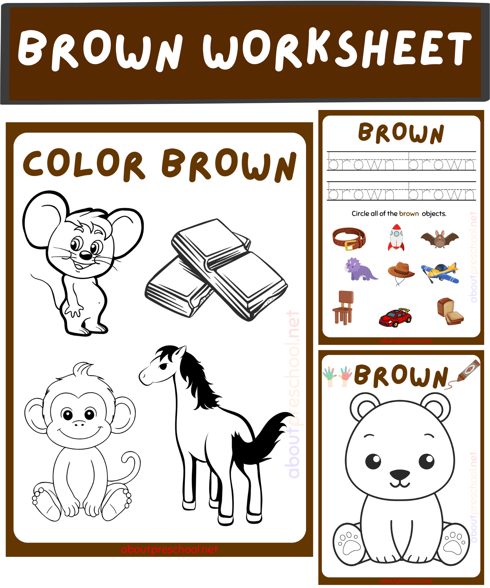 Color Brown Worksheet For Preschool Archives About Preschool Color Brown Worksheet For Preschool Archives About Preschool